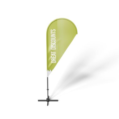 Desk Flags - Teardrop