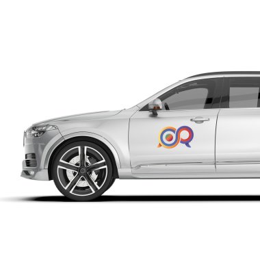 Die-Cut Car Decals / Stickers (Clear)