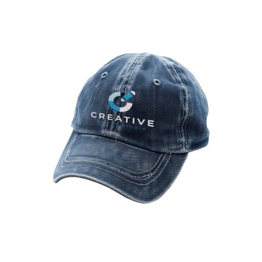 Embroidered Denim Caps