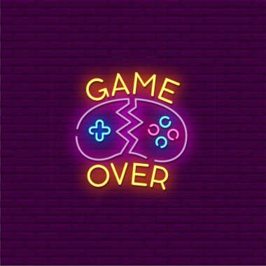 Game Over Neon Signs