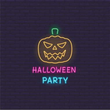 Halloween Party Neon Signs