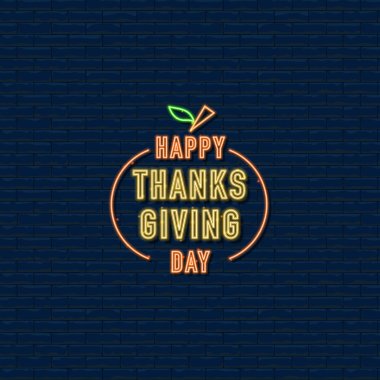 Happy Thanksgiving Day Neon Signs