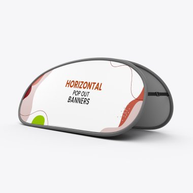 Horizontal Pop Out Banners