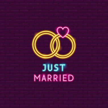Just Married Neon Signs