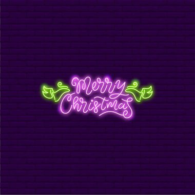 Merry Christmas Neon Sign