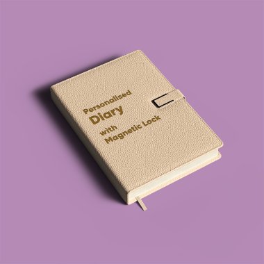 Personalized Diary with Magnetic Lock
