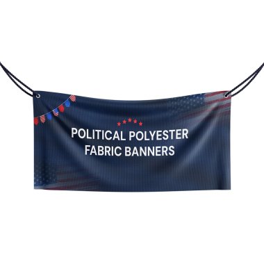 Political Polyester Fabric Banners