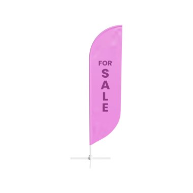 Pre-Printed For Sale Feather Flag