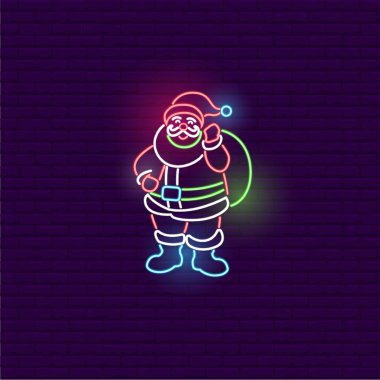 Santa Claus Neon Sign