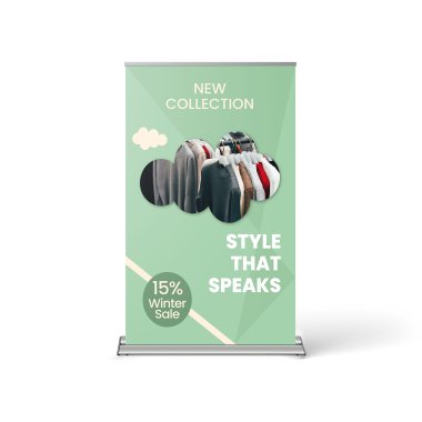 Silverstep 48 Inch Retractable Banner Stand