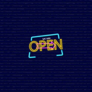 We are Open Neon Signs
