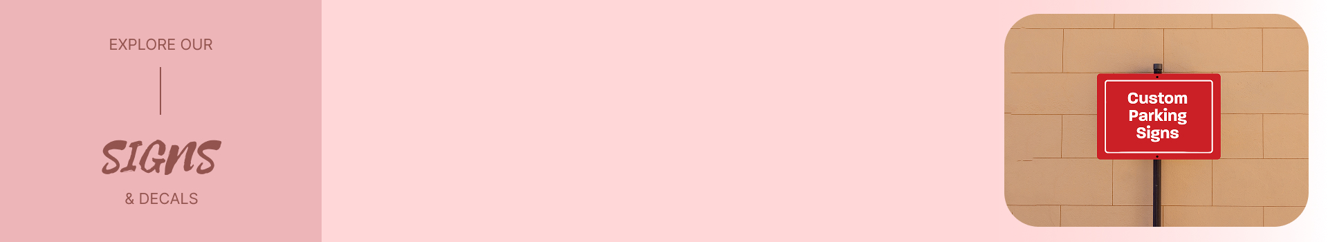 custom parking signs
